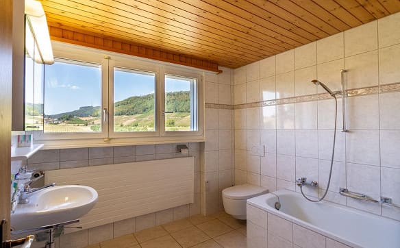 Immobilie in Rüfenach Ag - Einfamilienhaus mit wunderschönem Garten, direkt angrenzend an die ... - Bild 9