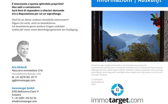 Immobilie in Sonvico - 3 locali ristrutturati con vista a Sonvico - Bild 11