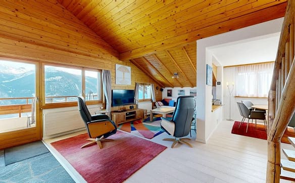 Immobilie in Chermignon - Bel appartement au dernier étage avec mezzanine - Bild 0