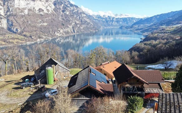 Immobilie in Filzbach - Charmantes Einfamilienhaus mit Seeblick in Filzbach - Bild 1