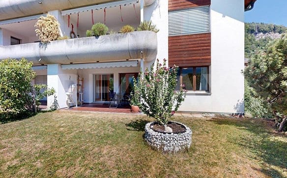 Immobilie in Jenins - 3½ Zimmerwohnung im Erdgeschoss mit Fernsicht - Bild 0