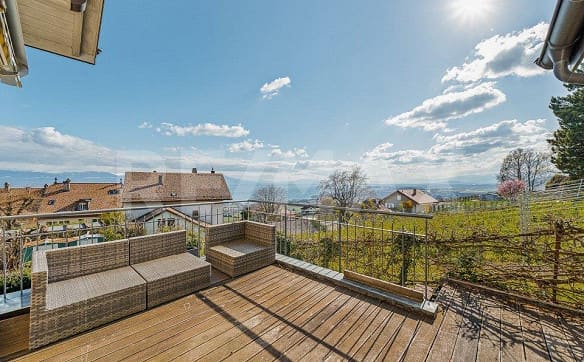 Immobilie in Bougy-villars - Maison de caractère entre vignes et lac, proche de Nyon - Bild 8