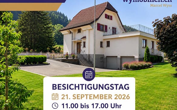 Immobilie in Riedtwil - Haus auf grosser Parzelle (1112m2) und XXL-Garage - Bild 0