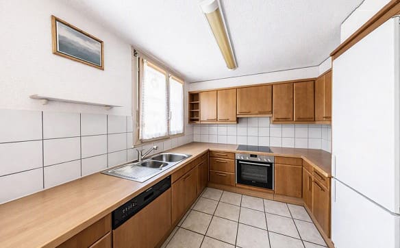 Immobilie in Heimberg - Grosszügige 4½-Zimmer-Maisonettewohnung mit Garten in Heimberg - Bild 1