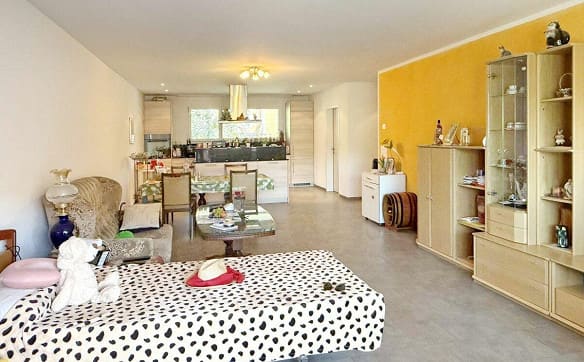 Immobilie in Hausen Ag - Gepflegte, grosszügige 3.5-Zimmer-Wohnung mit 24 m2 grossem Balkon ... - Bild 1