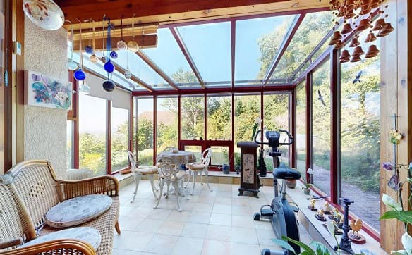 Immobilie in Genolier - Maison en lisière de forêt, vue lac et Alpes - Bild 9