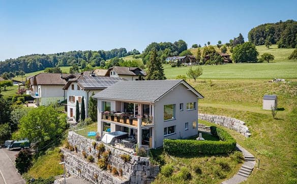Immobilie in Mosen - HALLWILERSEE IM BLICK – EXKLUSIVES EINFAMILIENHAUS MIT WEITSICHT UN... - Bild 0