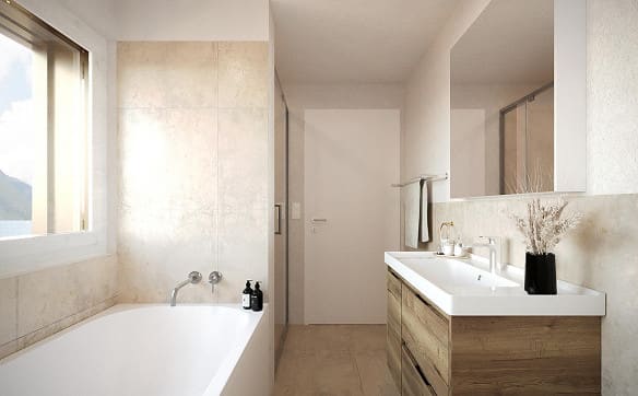Immobilie in Sax - Stilvolle 2.5-Zimmerwohnung mit exklusiver 47 m² Terrasse - Bild 1