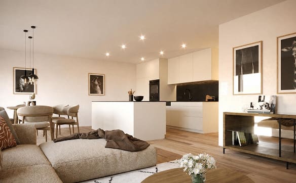 Immobilie in Sax - Stilvolle 2.5-Zimmerwohnung mit exklusiver 47 m² Terrasse - Bild 5