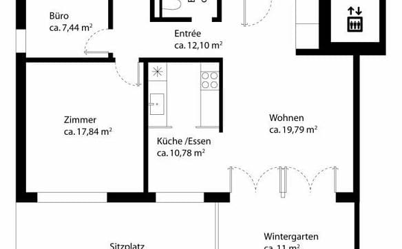 Immobilie in Pfäffikon Sz - 2.5-Zimmer Gartenwohnung an ruhiger Lage - Bild 7