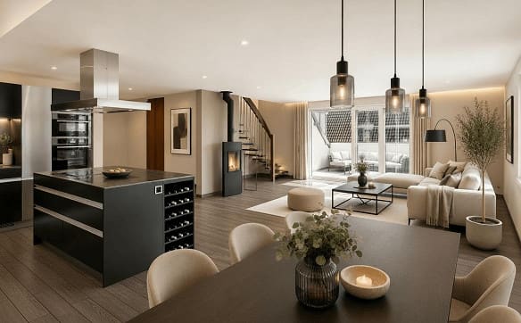 Immobilie in Niederglatt Zh - Licht. Raum. Lifestyle. – Exklusive 5.5-Zimmer-Maisonette mit 180 m... - Bild 0