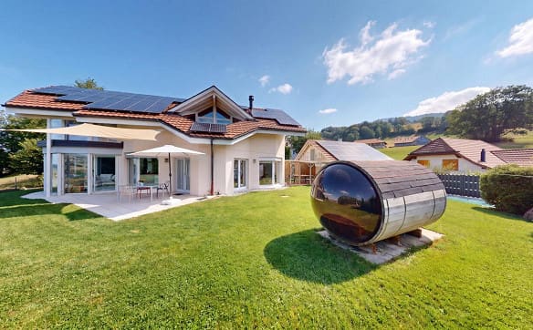Immobilie in Hauteville - Villa d'exception avec une vue imprenable sur le lac de la Gruyère - Bild 0