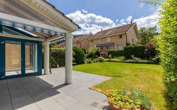 Immobilie in Obernau - Maisonette-Gartenwohnung mit vielen Extras - Bild 1