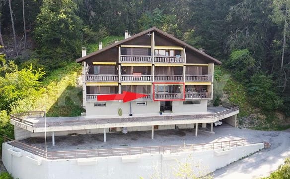 Immobilie in Albinen - Gemütliche 2 Zimmer-Wohnung mit Balkon und Bergpanorama - Bild 0