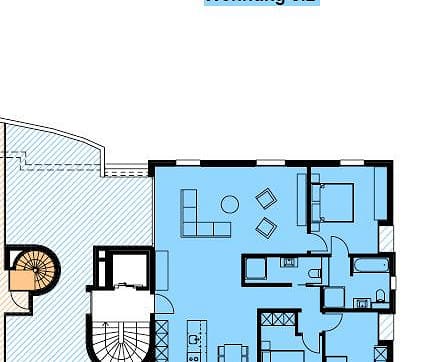Immobilie in Ilanz - Helle 4,5 Zimmer Dachwohnung mit grosser Dachterrasse - Bild 9