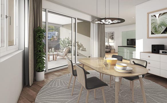 Immobilie in Edlibach - Exklusive Wohnoase – 5.5-Zimmer Attikawohnung mit Büro-Option im EG - Bild 1