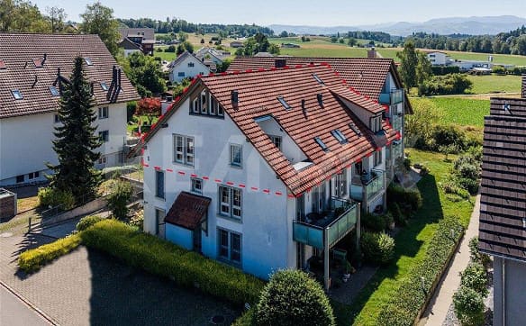 Immobilie in Mettmenstetten - 5 ½ ZIMMER ATTIKA-MAISONETTE-WOHNUNG MIT TERRASSE - Bild 0
