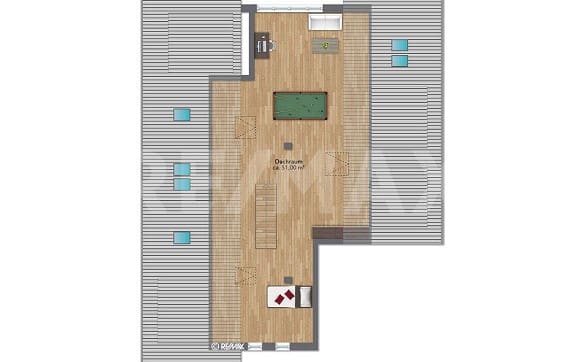 Immobilie in Mettmenstetten - 5 ½ ZIMMER ATTIKA-MAISONETTE-WOHNUNG MIT TERRASSE - Bild 11