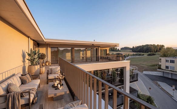 Immobilie in Zwillikon - 148 M² ATTIKABIJOU MIT 137 M² TERRASSE UND AUSSENSAUNA - Bild 0