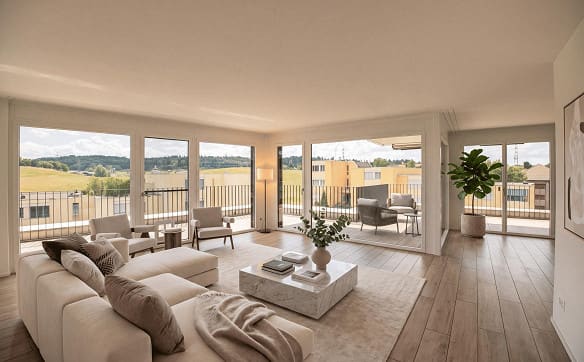 Immobilie in Zwillikon - 148 M² ATTIKABIJOU MIT 137 M² TERRASSE UND AUSSENSAUNA - Bild 1