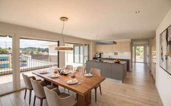 Immobilie in Zwillikon - 148 M² ATTIKABIJOU MIT 137 M² TERRASSE UND AUSSENSAUNA - Bild 2