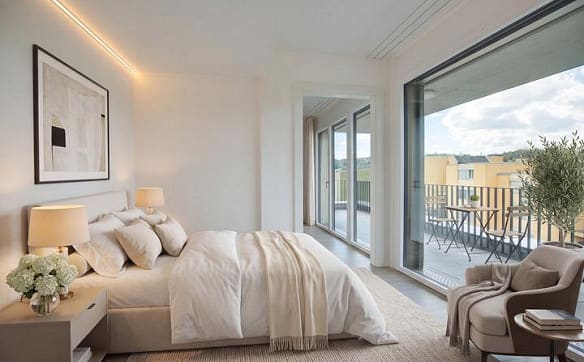 Immobilie in Zwillikon - 148 M² ATTIKABIJOU MIT 137 M² TERRASSE UND AUSSENSAUNA - Bild 4