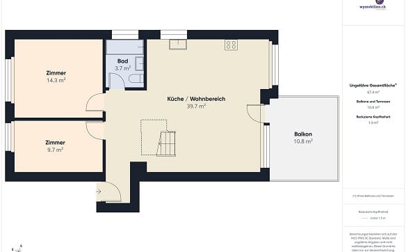 Immobilie in Oberönz - Attraktive 4.5-Zimmer-Maisonette in Oberönz - Bild 16