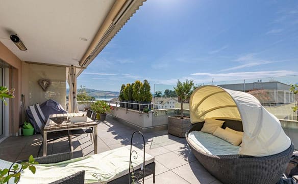 Immobilie in Oberkirch Lu - Terrassenparadies mit See- und Bergsicht - Bild 3