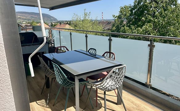 Immobilie in Cornaux Ne - Lumineux, verdoyant et tranquille - Avec balcon - Bild 6