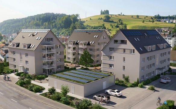 Immobilie in Kollbrunn - Attraktive 4.5-Zimmer Etagenwohnung mit sonnigem Balkon - Bild 1
