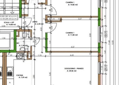 Immobilie in Camorino - Appartamento 3.5 locali con giardinetto a Camorino - Bild 12