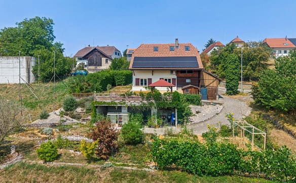 Immobilie in Villarepos - Maison rénovée avec jardin, étang et vue dégagée à 5 min d’Avenches - Bild 2