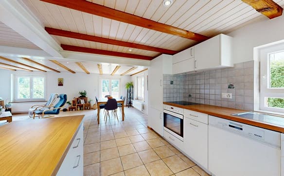 Immobilie in Villarepos - Maison rénovée avec jardin, étang et vue dégagée à 5 min d’Avenches - Bild 9