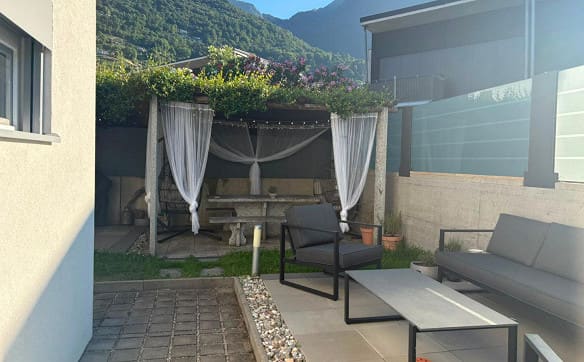 Immobilie in Cugnasco - 5 1/2-Zimmer-Villetta mit Garten an sehr sonniger, ruhiger Aussicht... - Bild 24