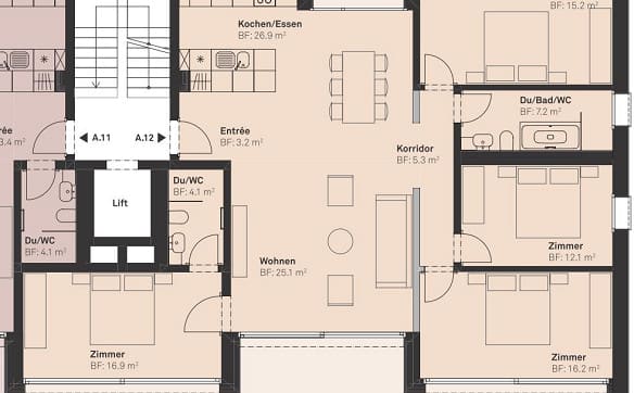 Immobilie in Igis - Naturnah und Neuwertig - Grosszügige 5.5 Zimmer Wohnung mit Weitblick - Bild 11