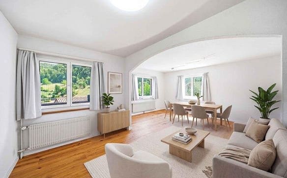 Immobilie in Eptingen - GEPFLEGTES, FREISTEHENDES 4.5 ZIMMER EINFAMILIENHAUS MIT WEITSICHT - Bild 1