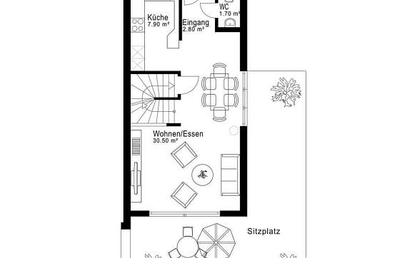 Immobilie in Rietheim - 4.5-Zimmer-Reiheneckhaus im familienfreundlichen Quartier - Bild 14