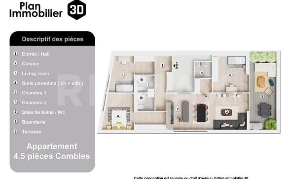 Immobilie in Montpreveyres - PROMOTION EN VENTE SUR PLAN – LOT B5, APPARTEMENT 4,5 PIÈCES AVEC L... - Bild 4