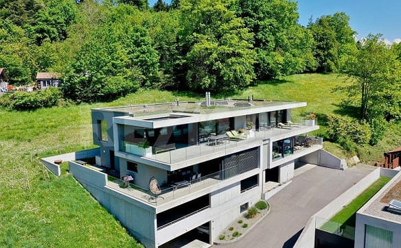 Immobilie in Vauderens - Attique d’exception de 200 m² avec vue panoramique - Bild 0