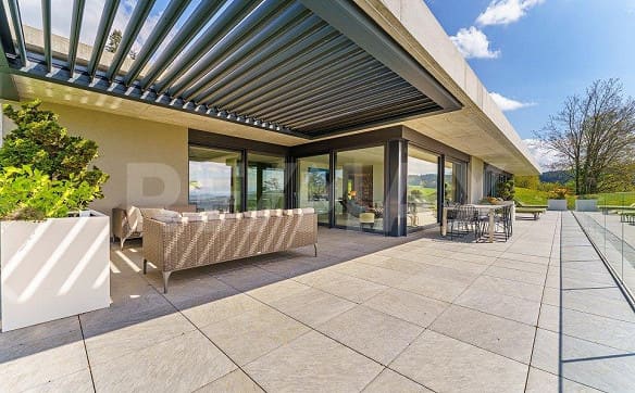 Immobilie in Vauderens - Attique d’exception de 200 m² avec vue panoramique - Bild 3