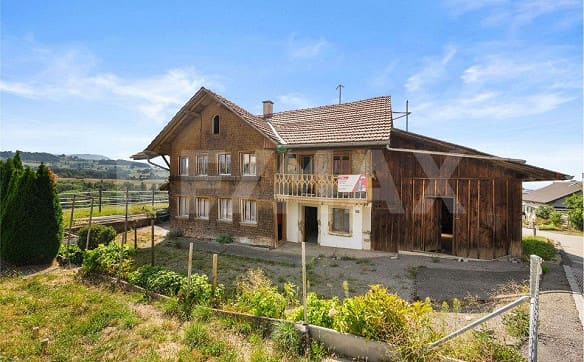 Immobilie in Alterswil Fr - Ferme de charme, à rénover - Bild 0