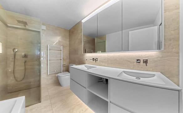 Immobilie in Ennetbaden - Terrassenwohnung mit 101 m² Terrasse und Weitsicht über Baden - Bild 12