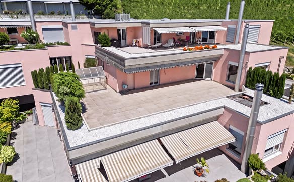 Immobilie in Ennetbaden - Terrassenwohnung mit 101 m² Terrasse und Weitsicht über Baden - Bild 3
