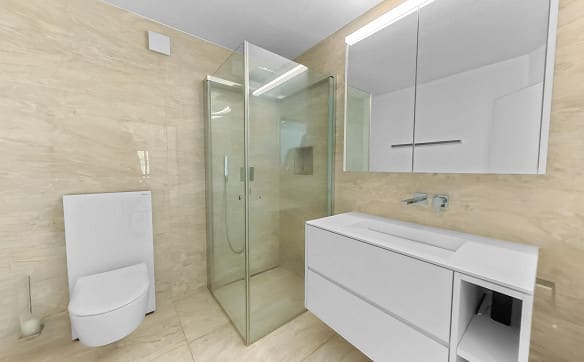 Immobilie in Ennetbaden - Terrassenwohnung mit 101 m² Terrasse und Weitsicht über Baden - Bild 8