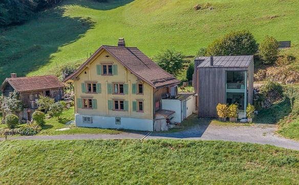 Immobilie in Obstalden - Weiler mit Gästehaus und Blick auf den Walensee - Bild 0