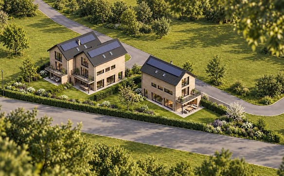Immobilie in Kappel Am Albis - Modernes Doppeleinfamilienhaus mit Alpenblick - Bild 3