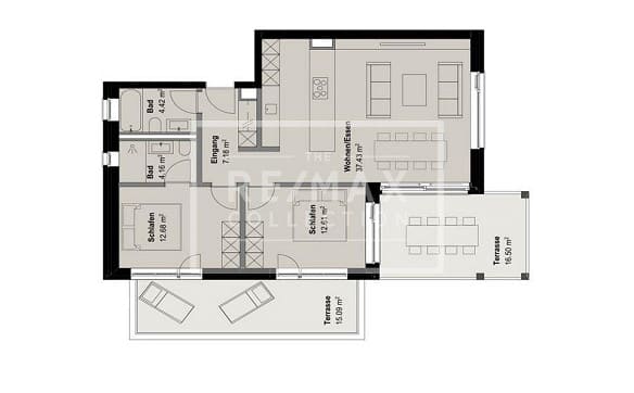 Immobilie in Klosters - 3½-Zimmer-Wohnung Neubau Ganschiersch - ERSTWOHNUNG - Bild 6