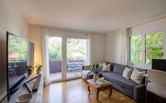 Immobilie in Zwillikon - KOMPAKT WOHNEN  IN SCHÖNER UMGEBUNG - 1.5 ZIMMER  WOHNUNG IN ZWILLIKON - Bild 0