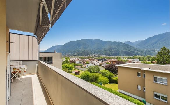 Immobilie in Monte Carasso - Vista panoramica sui castelli di Bellinzona, cucina rinnovata ed ec... - Bild 11