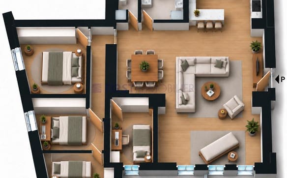 Immobilie in Chesières - Villars - Chesières - PPE LOT P - CHF 585''000.- - Bild 19